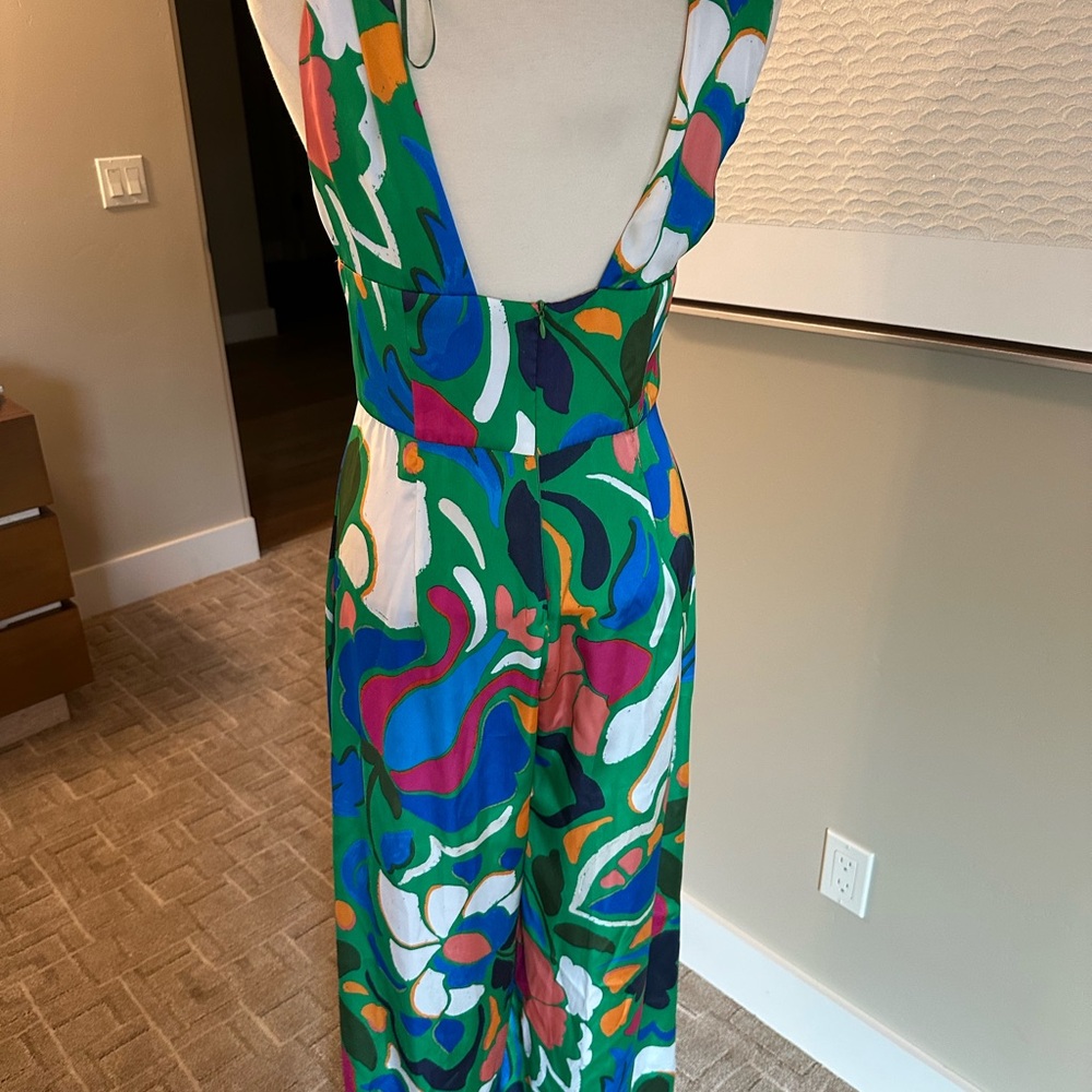 Zara Multicolor Floral Maxi Jumpsuit - Picture 8 of 10